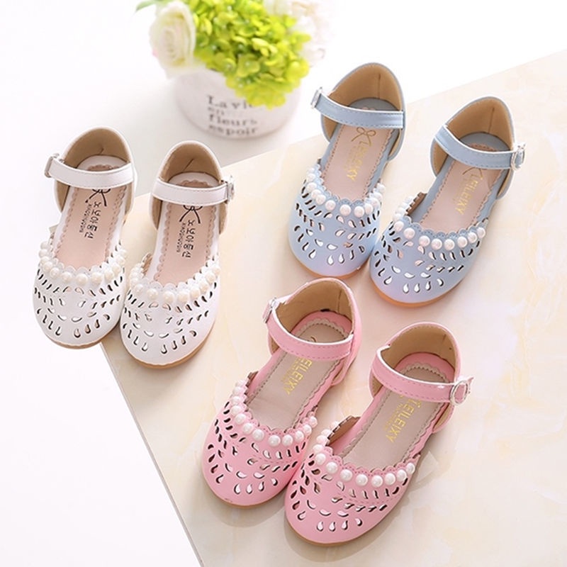 Giày Sandal Công Chúa Hở Ngón Thời Trang Mùa Hè Hàn Quốc 2022 Cho Bé Gái