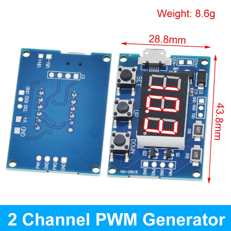 Bộ tạo tín hiệu chế độ kép pwm tần số xung chu kỳ nhiệm vụ mô đun điều chỉnh màn hình lcd 1hz-150khz 3.3v-30v mô đun bảng pwm