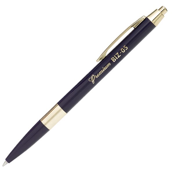 Bút bi cao cấp Bizner BIZ-05 - xanh, cán xanh nhạt, hộp 1