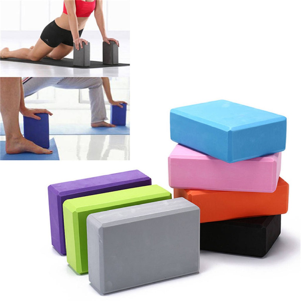 Gạch tập yoga 10cm xốp mật độ cao 23x15x10cm - Yoga block