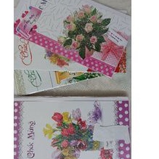 Bưu thiếp chúc mừng in nổi 34