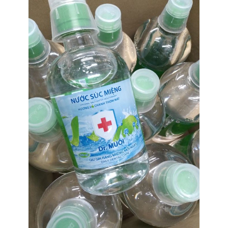 ✅ NƯỚC SÚC MIỆNG DR MUỐI HƯƠNG CHANH