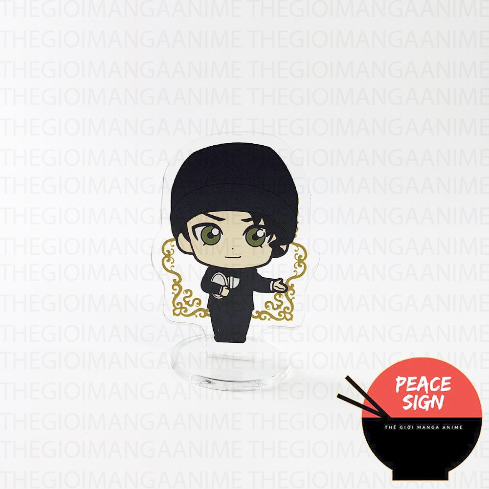 Standee THÁM TỬ LỪNG DANH CONAN Detective Conan ver HẦU GÁI 3cm chibi acrylic standee anime mica trang trí trưng bày