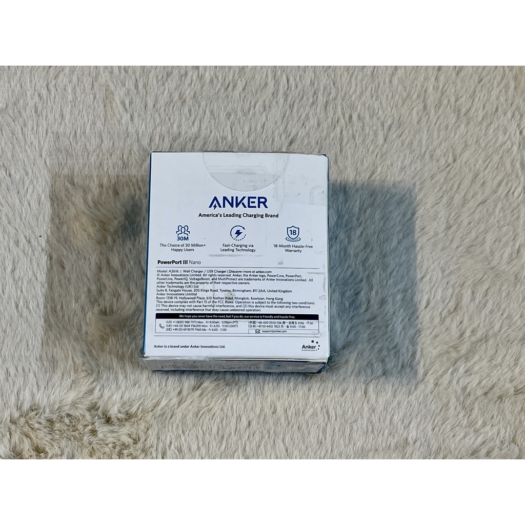 Sạc Anker PowerPort III Nano 18W A2616
