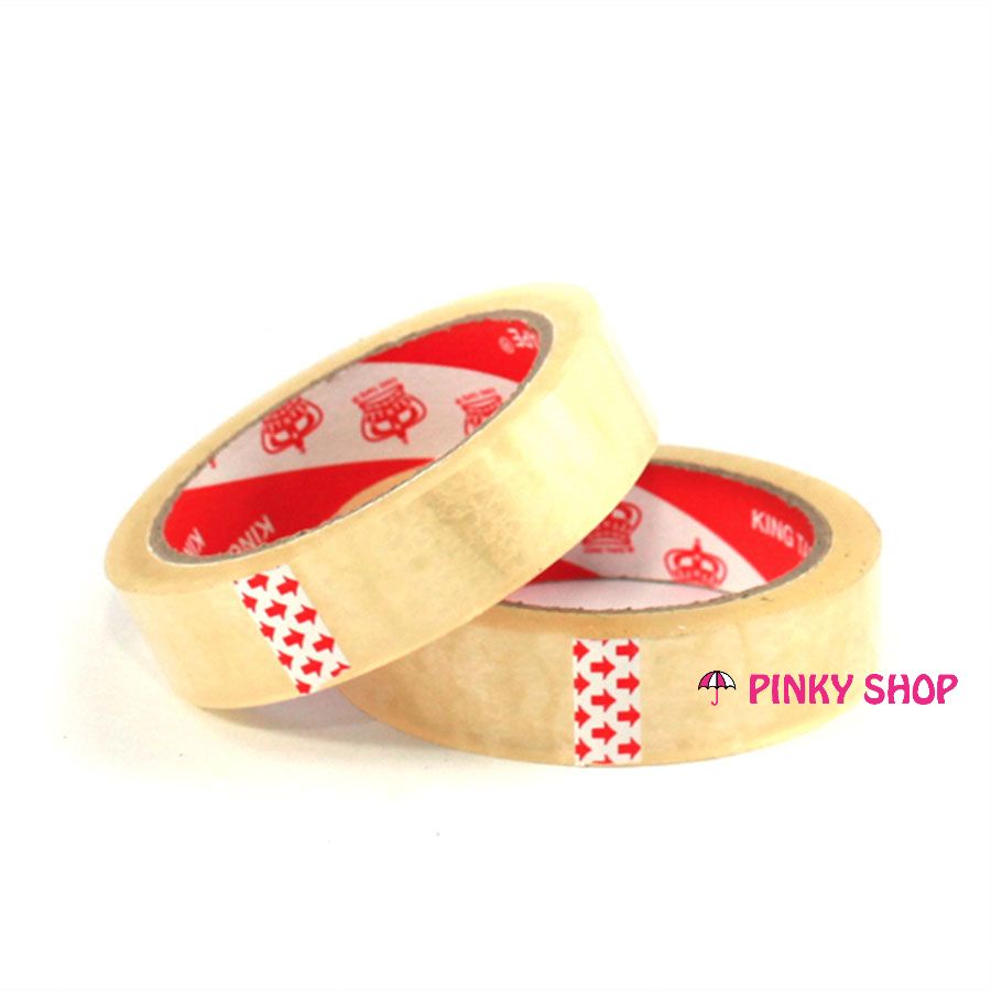 Băng keo trong loại lớn 2cm hàng dính cực tốt Pinky Shop mã BKTN22