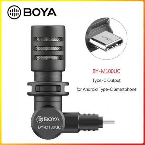 Micro thu âm Boya BY-M100UC dùng cho điện thoại cổng Type - C