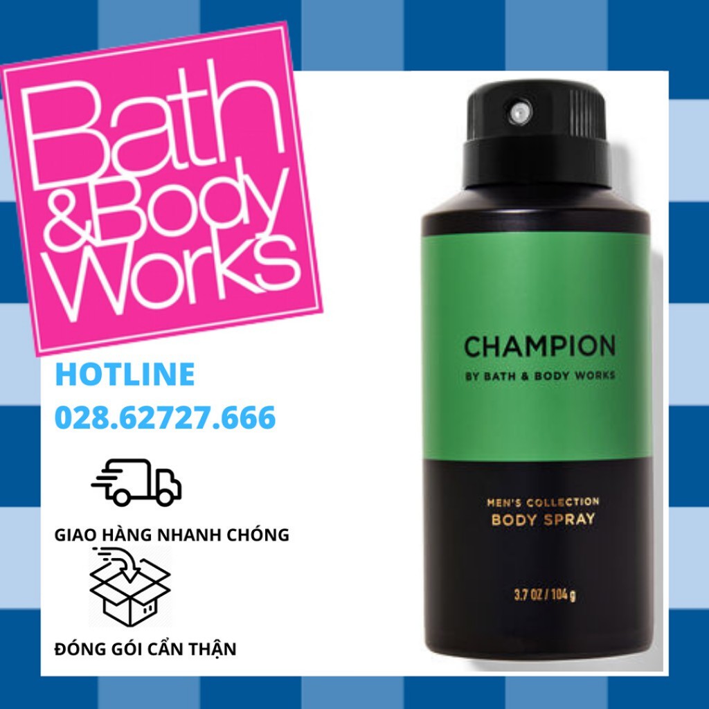 Xịt Thơm Dành Cho Nam Bath And Body Works - Champion For Men (104g)