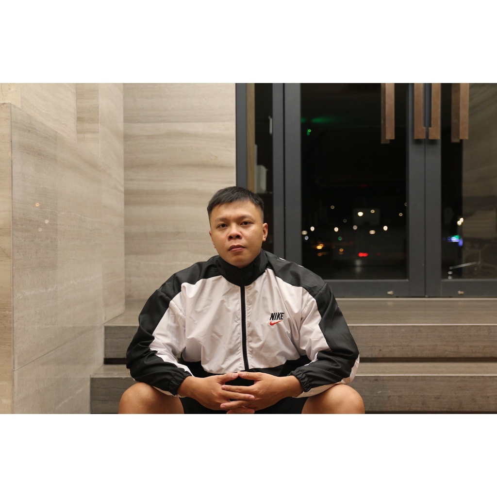 Áo Khoác Jacket Nike Swoosh Vintage To Nam Nữ Vải Dù 2 Lớp Cao Cấp v2 LBsar