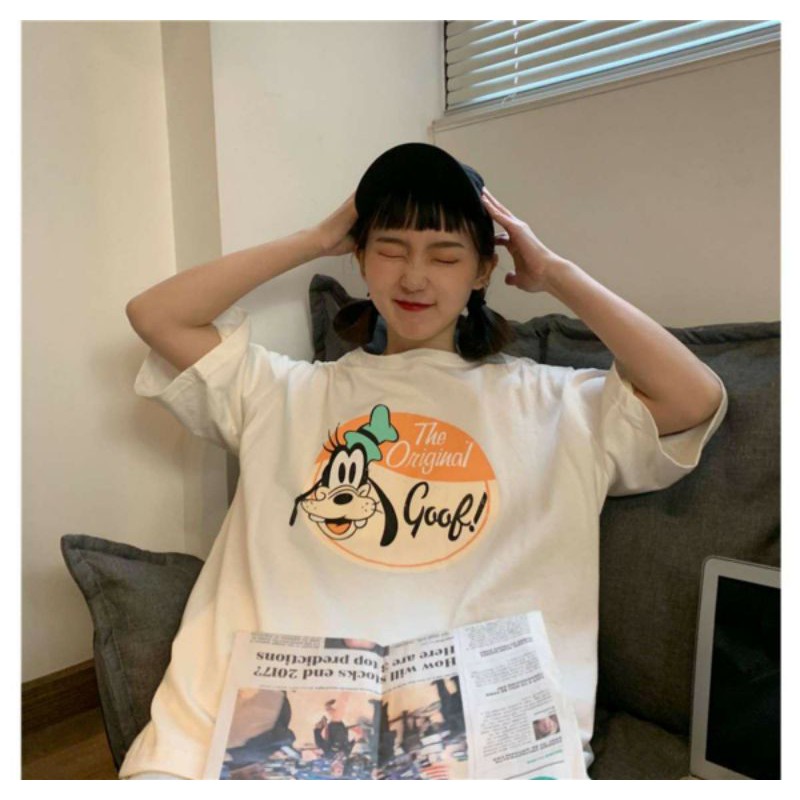 Áo thun tay lỡ Unisex GOOFY chó