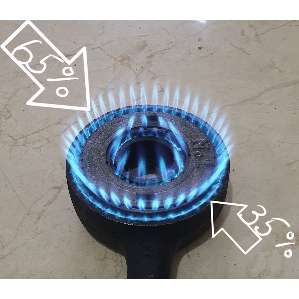 Bếp gas công nghiệp + Van dây cao cấp 11