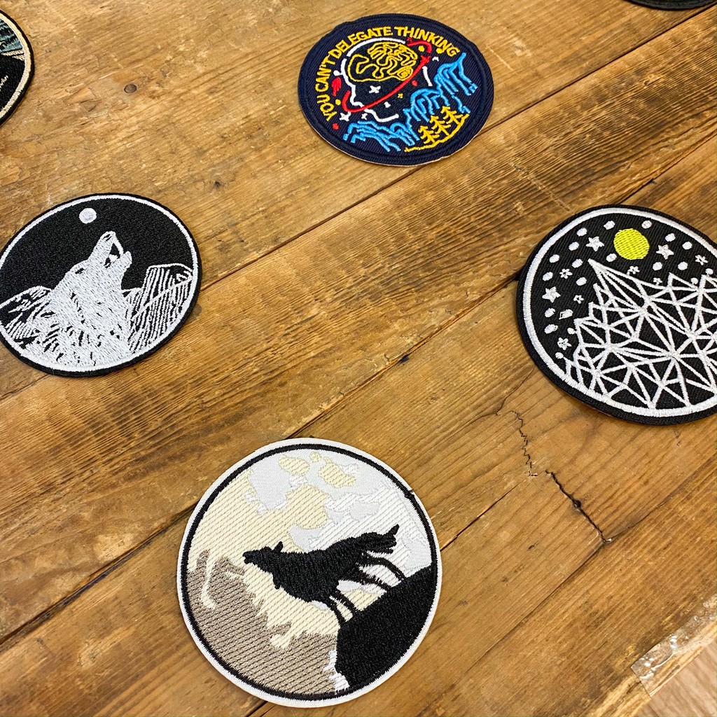 Sticker/Patch vải dùng ủi/là trang trí cho quần áo Jeans, Denim, Jacket, Pilot, mũ nón, phụ kiện, túi xách, balo ...