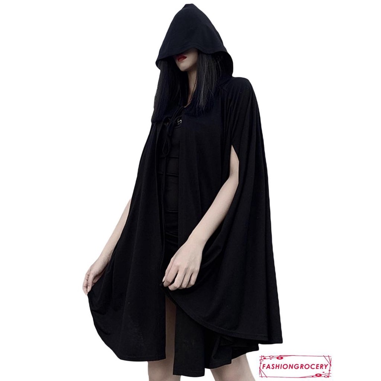 ★Vương quốc Anh❥Áo Choàng Hóa Trang Halloween Màu Đen Cho Nữ | BigBuy360 - bigbuy360.vn