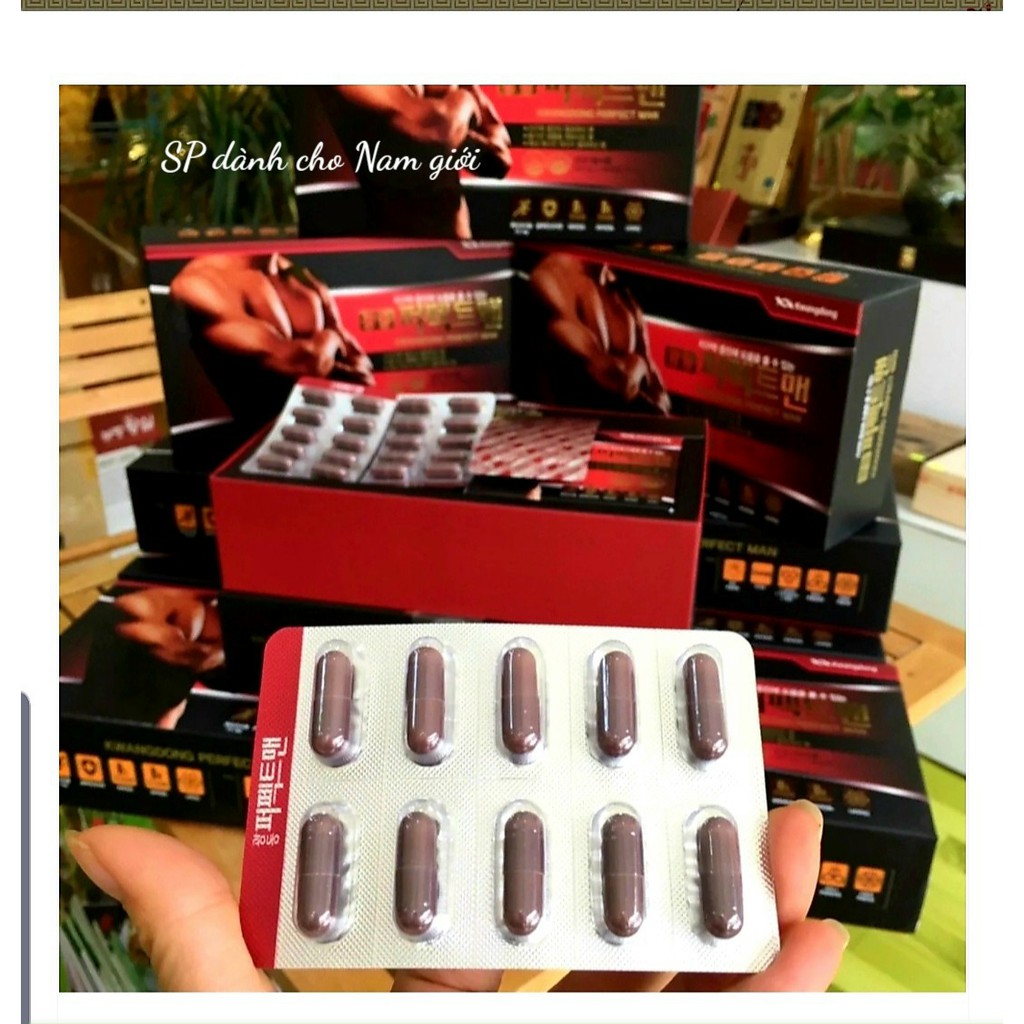 Viên Uống Tăng cường Sinh Lý Nam Giới KWANGDONG PERFECT MAN Hàn Quốc, Hộp 120 viên | BigBuy360 - bigbuy360.vn