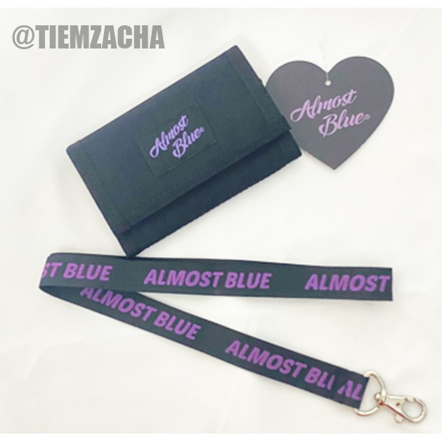 VÍ MINI KÈM DÂY LABEL WALLET #ALMOST BLUE