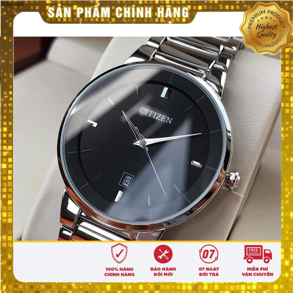 Đồng hồ Nam Citizen Quartz Classic Black Steel - BI5010-59E
