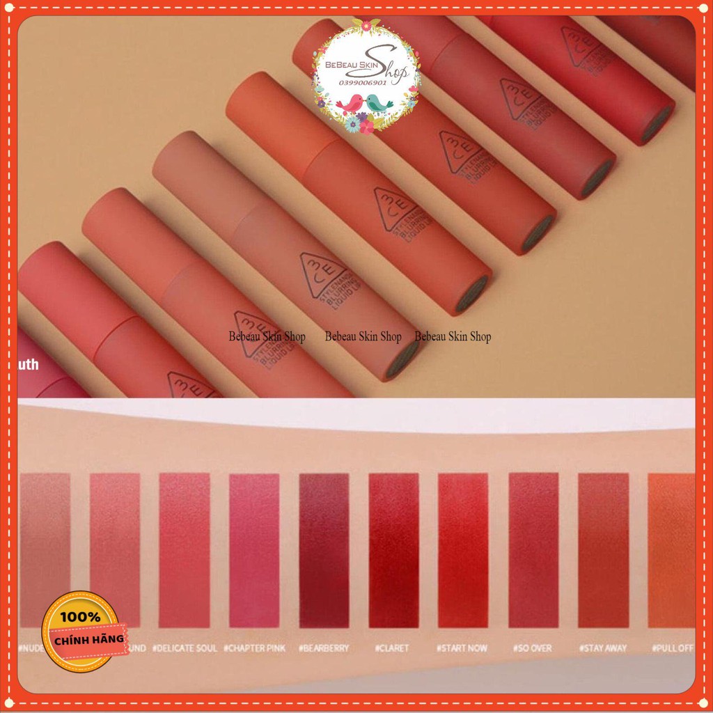 3CE - Son kem 3CE BLURRING LIQUID LIP | Thế Giới Skin Care