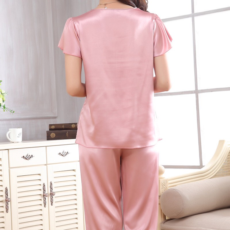 NG5811 Bộ mặc nhà nữ quần lửng hè hàng nhập hàng nhập