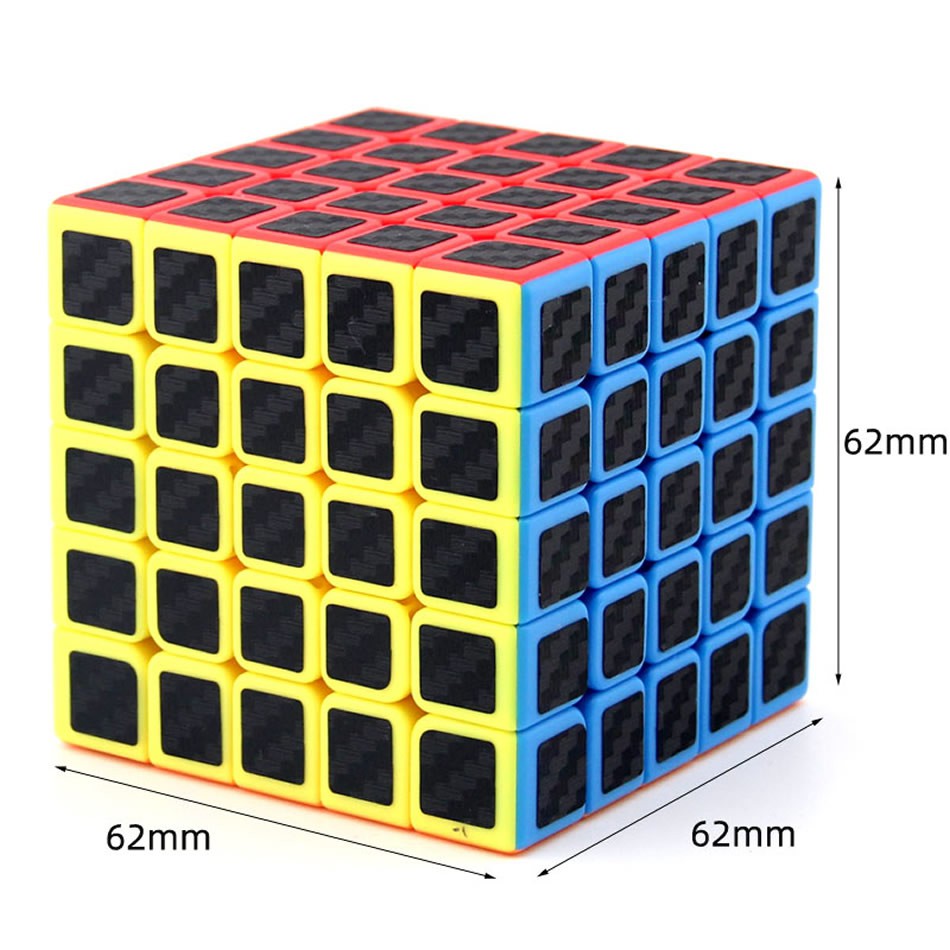 Rubik Moyu meilong Carbon 5x5 chuẩn quốc tế chất lượng cao - rubik 5x5 giúp phát triển trí não vượt trội