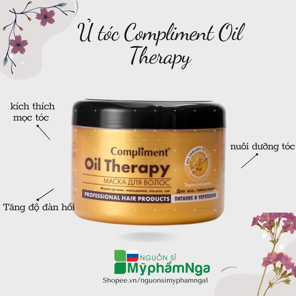 Ủ tóc Compliment Oil Therapy chăm sóc, phục hồi tóc