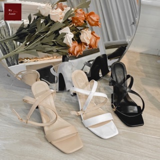Jane basic sandal gót trụ mảnh - shoes By Jane