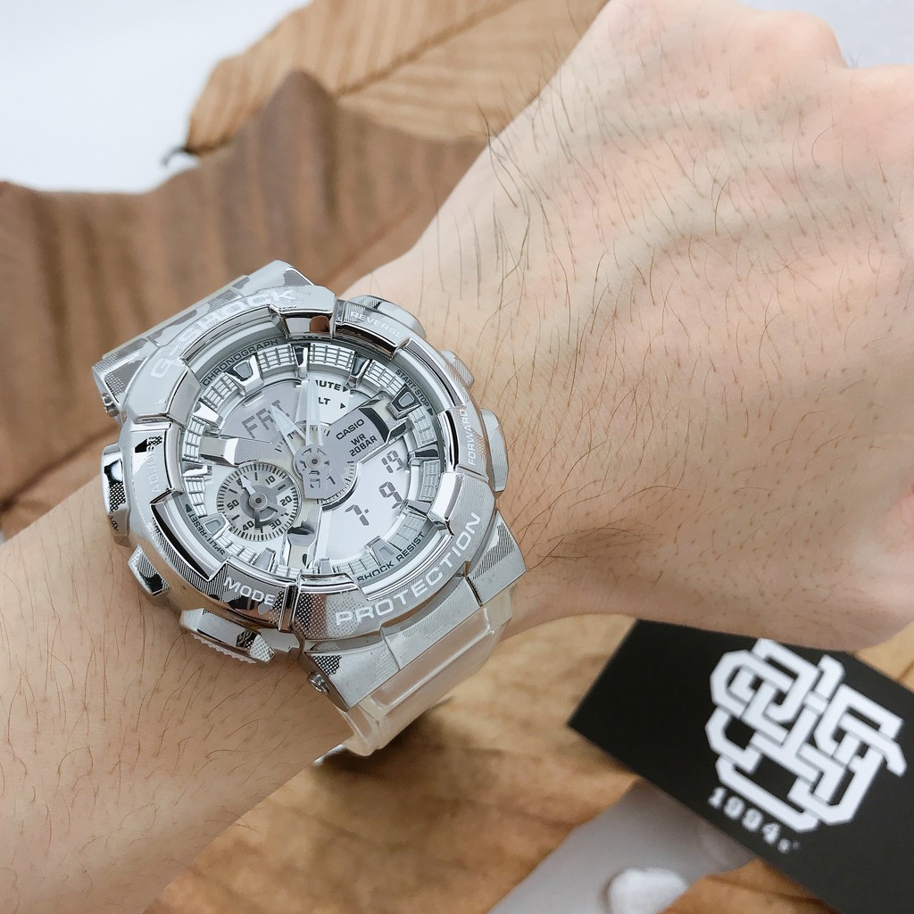 Đồng hồ nam Casio G-SHOCK GM-110 / GM-110SCM-1A chống va đập chính hãng