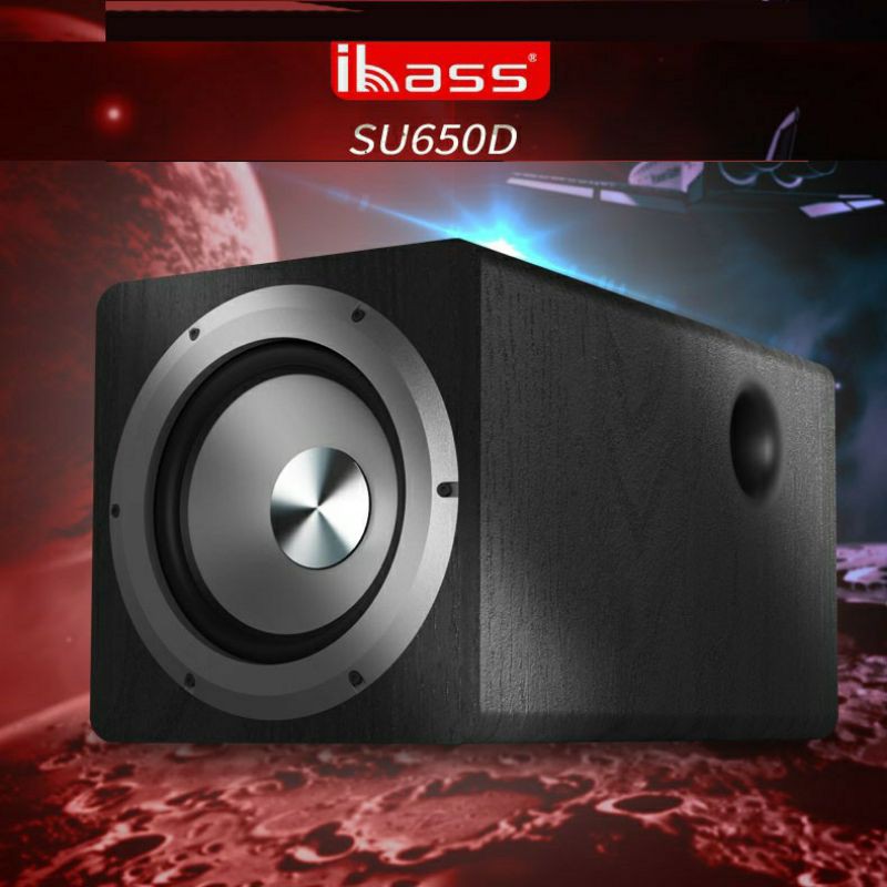 Loa siêu trầm subwoofer 100W Ibass -Màu Đen