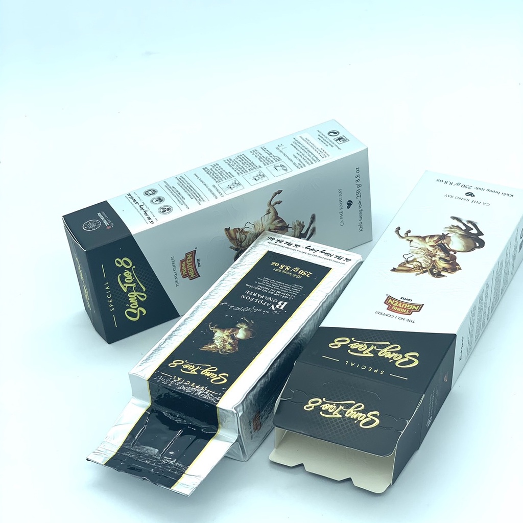 Cà phê rang xay Sáng tạo 8 Trung Nguyên Legend Hộp 250gr