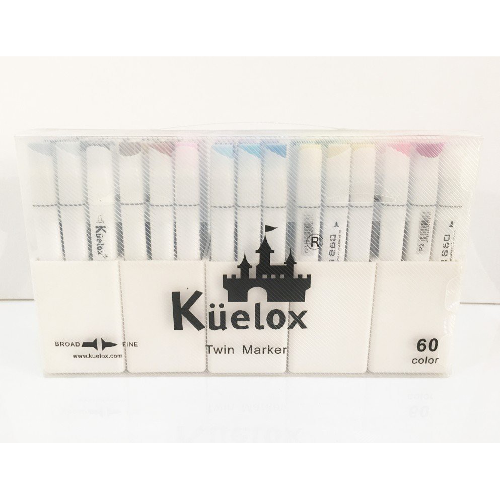 Bộ bút marker Kuelox 60 màu