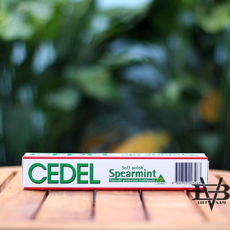 [Hàng Úc] Kem đánh Trắng Răng &amp; Thơm Mát CEDEL SPEARMINT 110g Cao cấp Nhập Khẩu