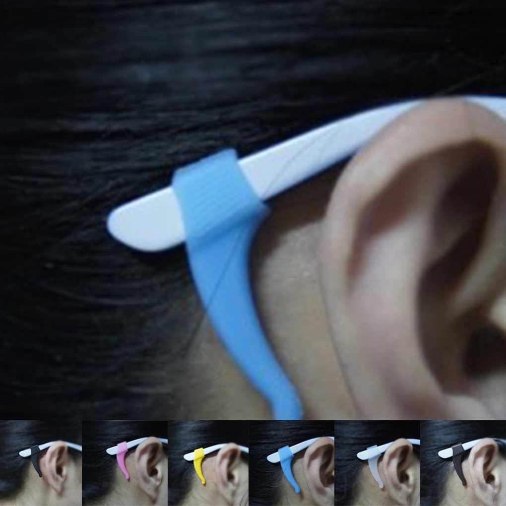 Set 2 Cặp Miếng Silicone Gắn Gọng Kính Chống Trượt Tiện Dụng Khi Chơi Thể Thaoosewho1