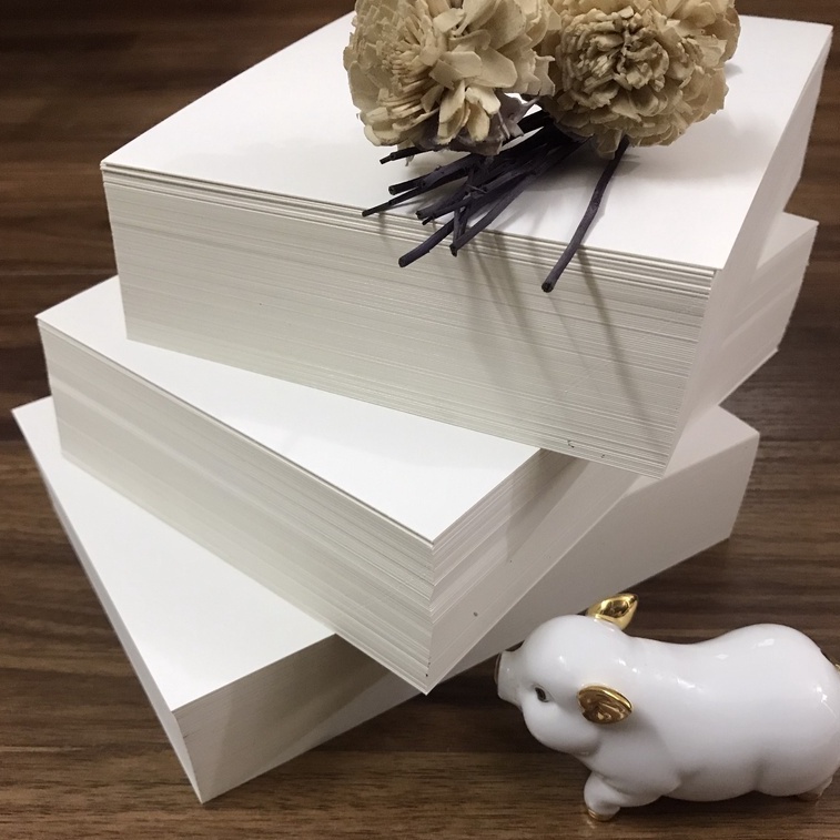 Flashcard - 100 Thẻ trắng 15x20 cm chuẩn giấy Ivory 350