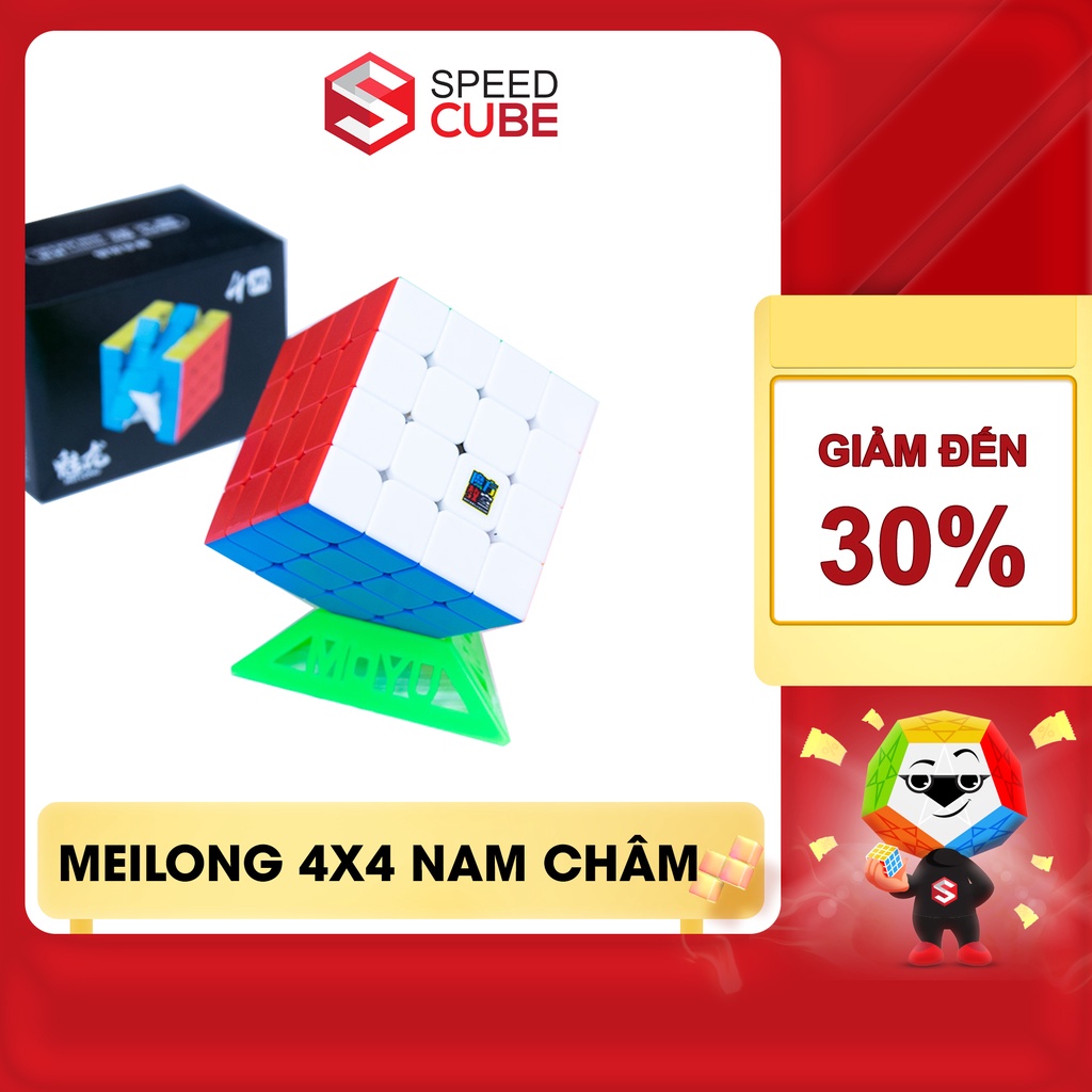 Rubik 4x4 Moyu Meilong 4M Có Nam Châm Stickerless Rubic Chính Hãng Moyu - Shop Speed Cube