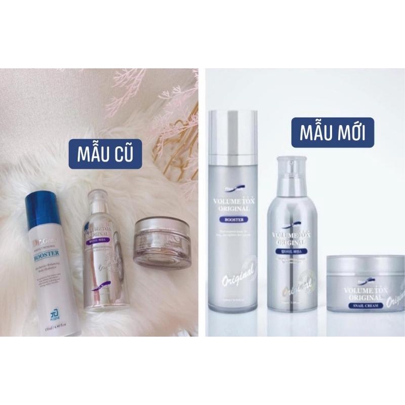 Bộ 3 sản phẩm Volume tox original Pion-Tech Hàn Quốc chống lão hóa, da căng bóng