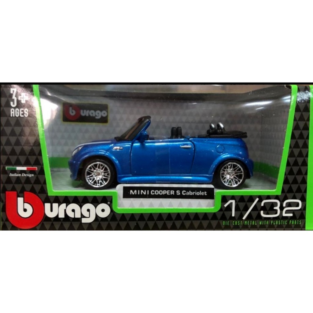 BBURAGO Kkv Mô Hình Xe Đồ Chơi Mini Cooper 18-43041 / Cỡ 1 / 32