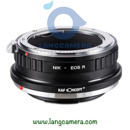 Ngàm chuyển AI - Eos R hiệu K&amp;F Concept (để sử dụng lens Nikon trên máy Canon EOS R)