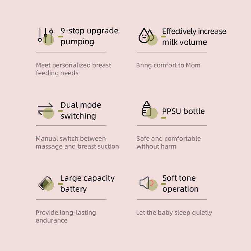 máy hút sữa điện,máy hút sữa không dây，Máy hút sữa,có massage,9 chế độ hút không đau,máy hút sữa điện đơn cầm tay không dây，máy hút sữa