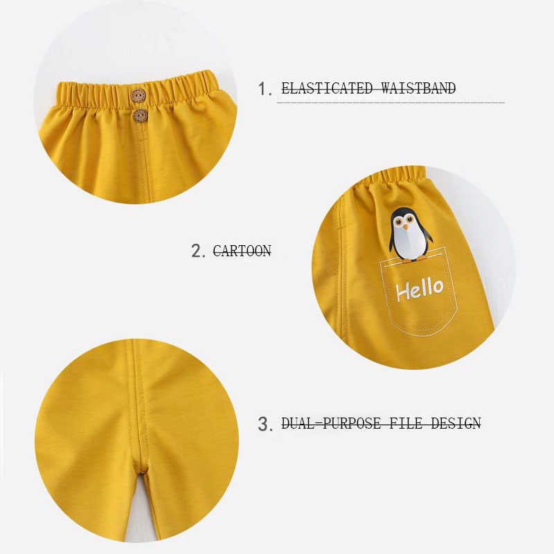 Quần Short Cotton Dáng Rộng Thoáng Khí In Họa Tiết Hoạt Hình Thời Trang Mùa Hè Cho Bé 2022