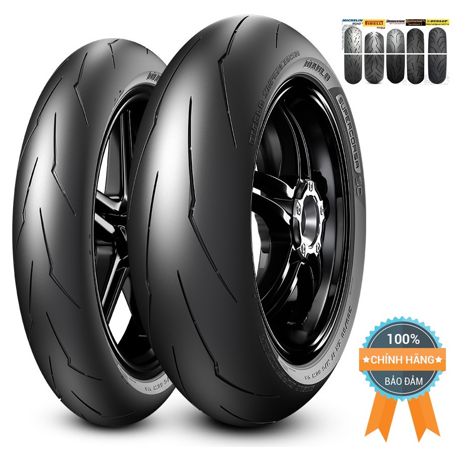 Vỏ Pirelli Diablo Supercorsa SC2 V3 120/70 R17  và 190/55 R17
