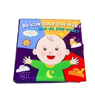 SÁCH VẢI tương tác lalalahy chính hãng- BÉ CẢM THẤY THẾ NÀO