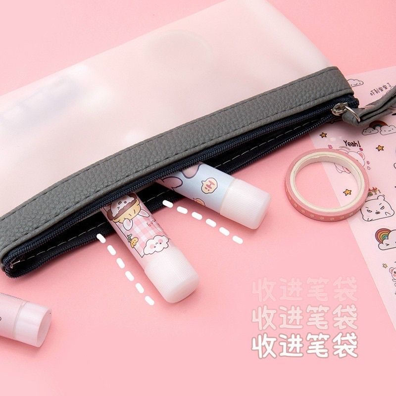 🌸 Hồ khô dán giấy hoạ tiết hoạt hình phong cách Hàn Quốc dễ thương 🌸