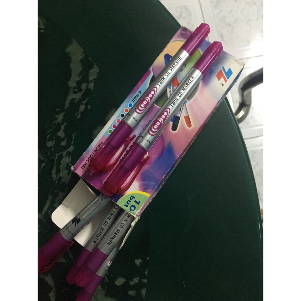 Bút lông dầu PM-04 màu hồng