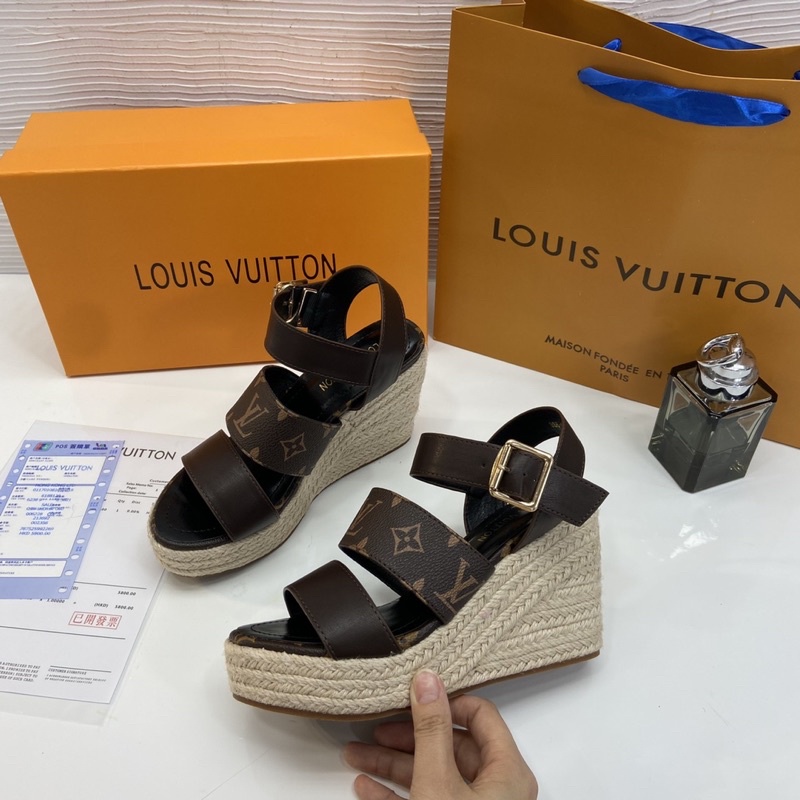 Sandal spsl đế xuồng cói quai ngang bản to fullbox