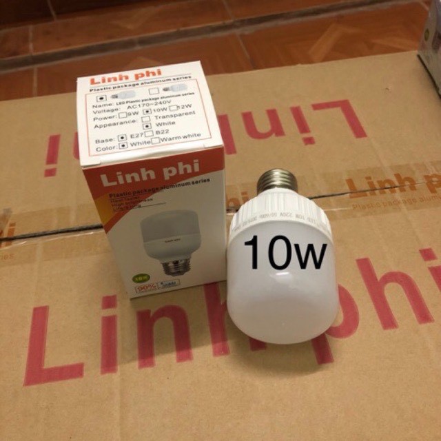 Bóng đèn led bulb trụ 5w, 10w, 15w, 20w, 30w, 40w, 50w, 65w ánh sáng trắng