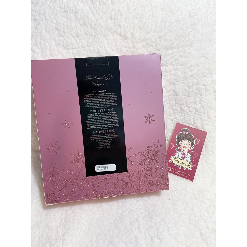 {Bill Mỹ} Eau So Sexy VS Bộ Quà Tặng Nước hoa Xịt thơm toàn thân 75ml & Sữa Dưỡng Thể 100ml Victoria's Secret | Thế Giới Skin Care