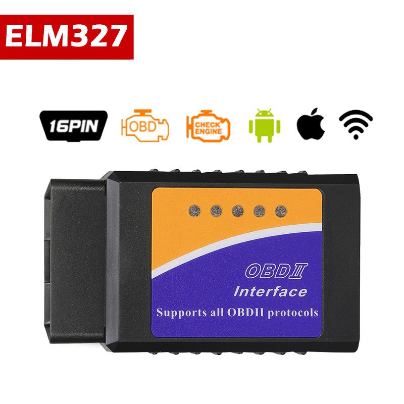 Máy quét chẩn đoán ô tô Elm327 WIFI V2.1 OBD2 Elm327 WI-FI Mini ELM 327 V2.1 OBDII iOS Tool