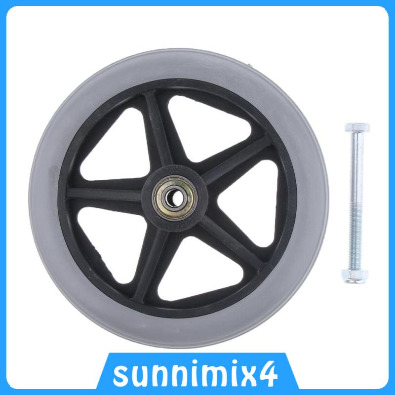 Bánh Xe Cao Su Màu Xám 200mm  H2Sports