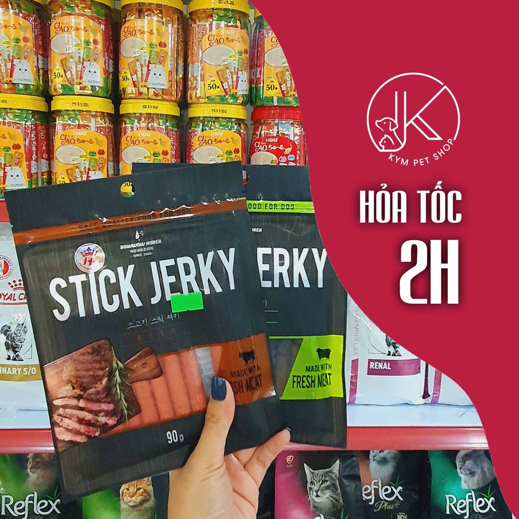 STICK JERKY - Bánh thưởng que mềm cho chó cưng