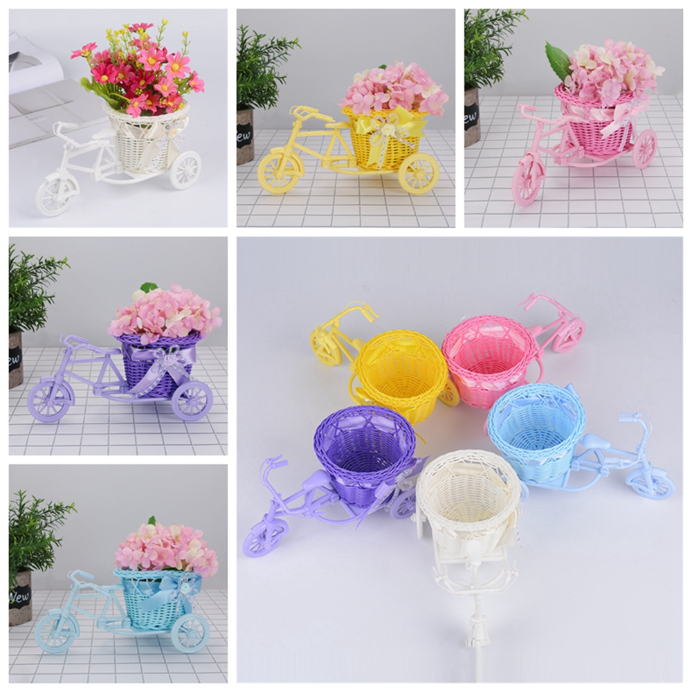 Giỏ hoa để bàn thiết kế độc đáo