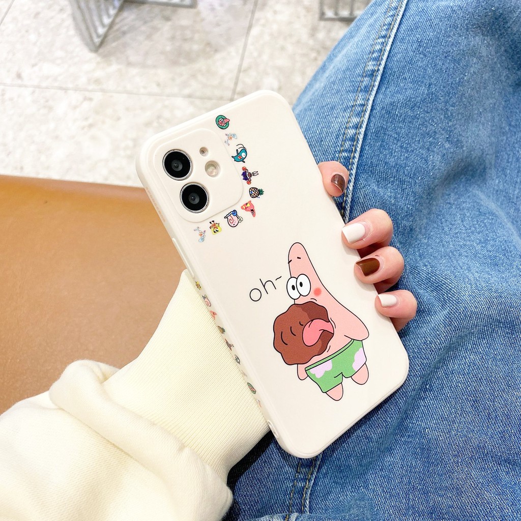 Ốp lưng iphone Ooh Ooh cạnh vuông in hình viền 5/5s/6/6plus/6s/6splus/7/7plus/8/8plus/x/xr/xs/11/12/pro/max/plus/promax | BigBuy360 - bigbuy360.vn