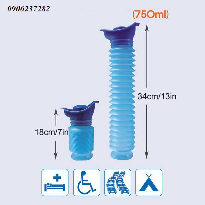 Bô tiểu khẩn cấp xếp gọn
